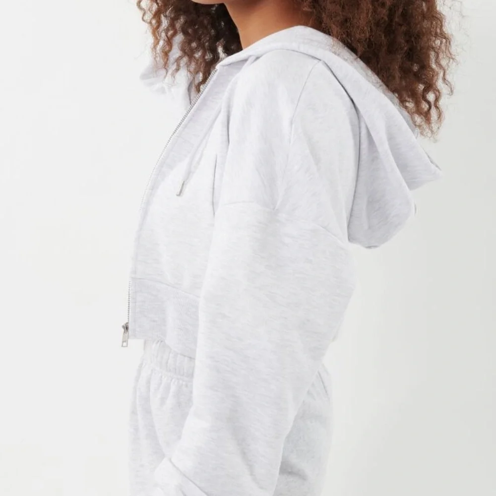 Garage Cropped Zippie Hoodie (Size: M) - Picture 5 of 15